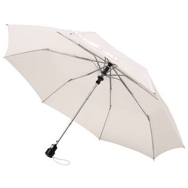 Skladací automatický dáždnik, biela